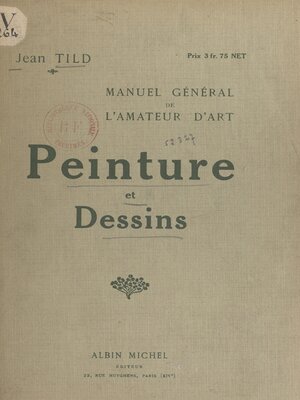 cover image of Manuel général de l'amateur d'art